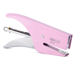 Cucitrice a pinza sp- 64 rosa in metallo verniciato rapesco