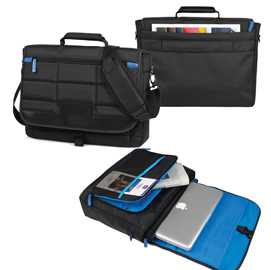 Cartella p/notebook in tess. Extra strong nero dim.42x30x9 citytime niji