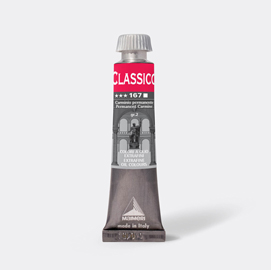 Colore a olio extrafine 20ml carminio permanente maimeri