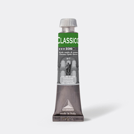 Colore a olio extrafine 20ml verde ossido di cromo maimeri