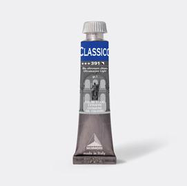 Colore a olio extrafine 20ml blu oltremare chiaro maimeri