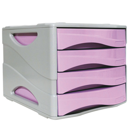 Cassettiera keep colour pastel lilla arda