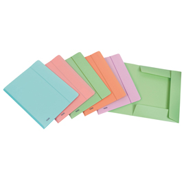 Cartella 3l c/elastico ppl pstel arancio f.to utile 24x33cm favorit