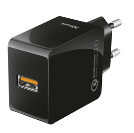 Caricabatterie usb a parete ultrarapido con qc3.0 and autorilevazione - trust