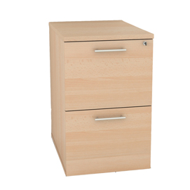 Classificatore 2 cassetti per cartelle sosp. H73,2cm faggio - filing