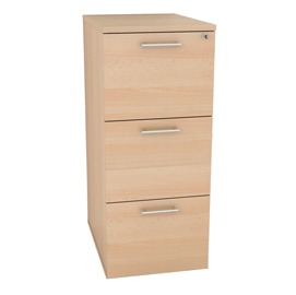 Classificatore 3 cassetti per cartelle sosp. H107,2cm faggio - filing