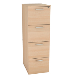 Classificatore 4 cassetti per cartelle sosp. H141,2cm faggio - filing