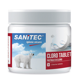 Cloro attivo concentrato tablet 500gr sanitec