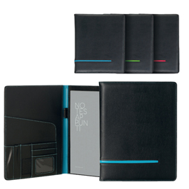Cartella conference in similpelle nero dim. 24,5x31cm intempo