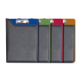 Cartella spring c/molla dim. 24,5x31cm nero c/interno colori ass.ti intempo
