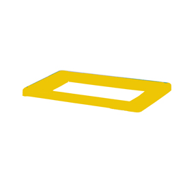 Coperchio giallo per contenitore bob color