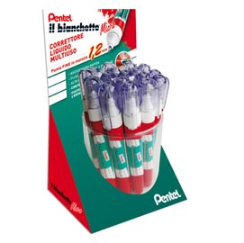 Correttori liquidi bianchetto micro - 7 ml - pentel - expo 36 pezzi