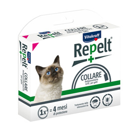 Collare antiparassitario per gatti (con peso superiore a 1 kg) - repelt