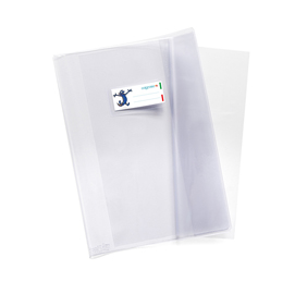 Coprimaxi - c/alette - pvc - 21 x 30 cm - 200 mic - supercristallo neutro - ri.plast