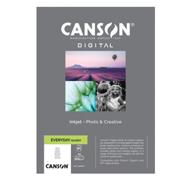 Carta inkjet everyday - a4 - 200 gr - lucida - 50 fogli - canson