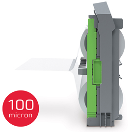 Cartuccia ricaricabile - struttura con film incluso - 100 micron - lucido - per plastificatrice foton 30 - gbc