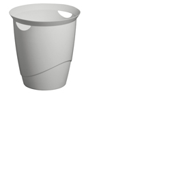 Cestino gettacarta eco - h 330 x d 315 mm - grigio - durable