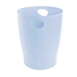 Cestino gettacarta ecobin aquarel - azzurro - exacompta