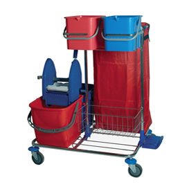 Carrello star 2 - in ferro cromato - 82 x 71 x h105 cm - taxon