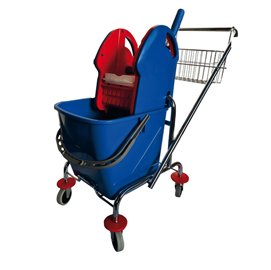 Carrello strizzatore grouse 26 - per pulizie - da 25 lt - taxon