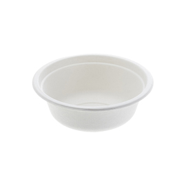 Ciotola bio - 350 ml - bianco - leone - conf. 50 pezzi