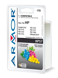 Cartuccia colori per hp n57 photosmart 7760, psc 1300 21ml
