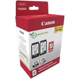 Canon cartuccia ink pg-575/cl-576+conf. Fogli