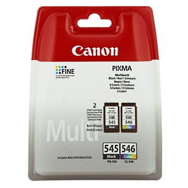 Conf. Multipack cartuccia inchiostro nero pg-545/cl-546