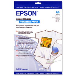 Carta speciale per stampa inkjet su tessuto 10fg 124gr 210x297mm a4 epson