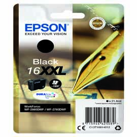 Cartuccia a pigmenti nero epson durabrite ultra, serie 16xxl