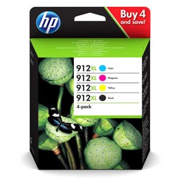 Cartuccia inchiostro c/m/y/k hp 912xl per hp officejet 8000 serie