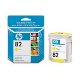 Cartuccia a getto d'inchiostro hp n.82 giallo 69ml