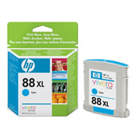 Cartuccia getto d'inchiostro alta capacita' hp 88 ciano