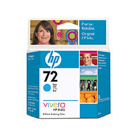 Cartuccia d'inchiostro hp 72 ciano, da 69 ml con inchiostro hp vivera