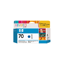 Cartuccia d'inchiostro hp 70 azzurro con inchiostro hp vivera