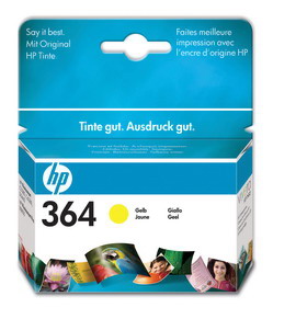 Cartuccia a getto d'inchiostro hp n.364 giallo