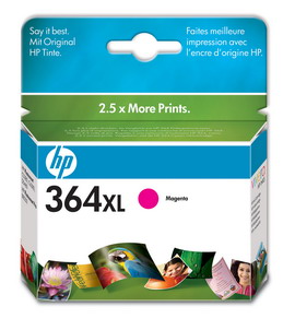 Cartuccia a getto d'inchiostro hp n.364xl magenta