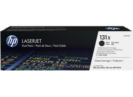 Confezione di 2 toner nero hp 131x