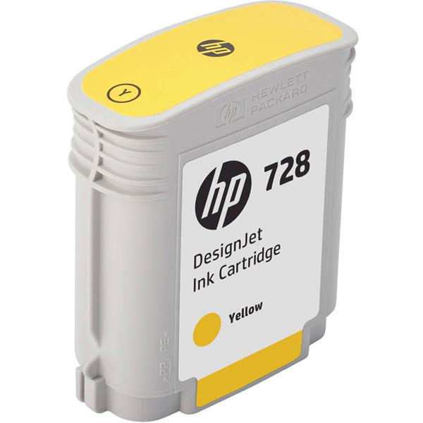 Cartuccia getto d'inchiostro hp 728 giallo 40 ml