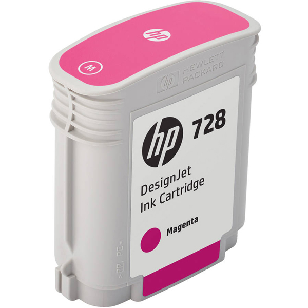 Cartuccia getto d'inchiostro hp 728 magenta 40 ml