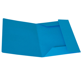 Cartellina 3 lembi - 200 gr - cartoncino bristol - azzurro - starline - conf. 25 pezzi