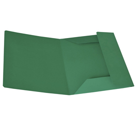 Cartellina 3 lembi - 200 gr - cartoncino bristol - verde - starline - conf. 25 pezzi