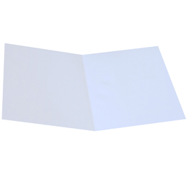 Cartellina semplice - 200 gr - cartoncino bristol - bianco - starline - conf. 50 pezzi