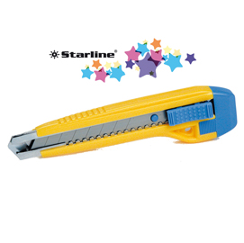 Cutter 18mm con bloccalama premium starline