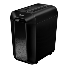 Distruggidocumenti lx65 - a frammenti - nero - fellowes
