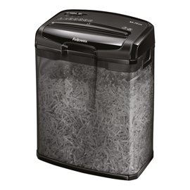Distruggidocumenti m-7cm - a frammenti - nero - fellowes