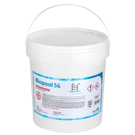 Disinfettante granulare per acque di piscine biopool 56 in barattolo - 1 kg - nettuno
