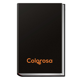 Diario - 12 mesi - copertina rigida antigraffio - nero - colorosa