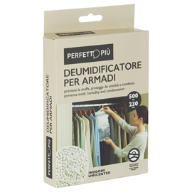 Deumidificatore armadio con appendino - 230 gr - neutro - perfetto