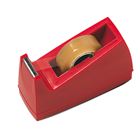 Dispenser per nastro adesivo 33mt rosso art.72